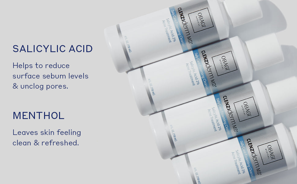 CLENZIderm M.D.® Daily Care Foaming Cleanser Lightweight Foaming Acne Cleanser