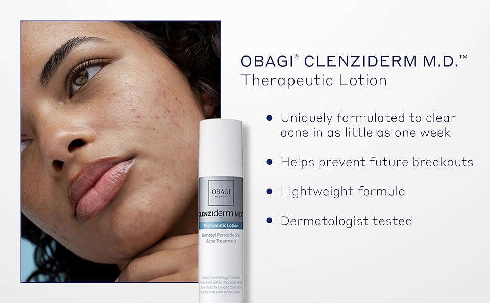 CLENZIderm M.D.® Therapeutic Lotion Lightweight Acne Treatment Lotion