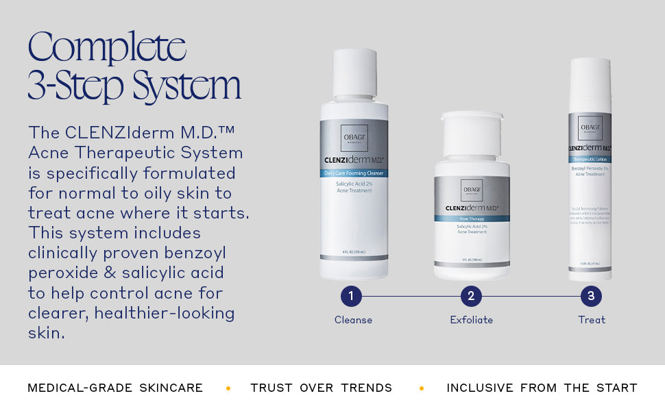 CLENZIderm M.D.® Daily Care Foaming Cleanser Lightweight Foaming Acne Cleanser